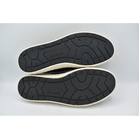 Born Mens Size 10.5 Axel Black Full Grain Leather Slip On Loafers Sneakers Shoes main image 6